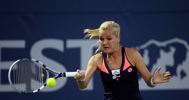 Agnieszka Radwanska: Overcame some serve trouble to defeat Varvara Lepchenko in three sets