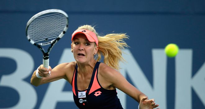 Agnieszka Radwanska: Will face Dominika Cibulkova for a second time in a WTA Tour final this year