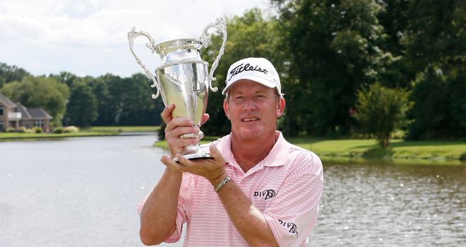 Woody Austin wins the Sanderson Farms Championship at Annandale Golf Club in Mississippi.