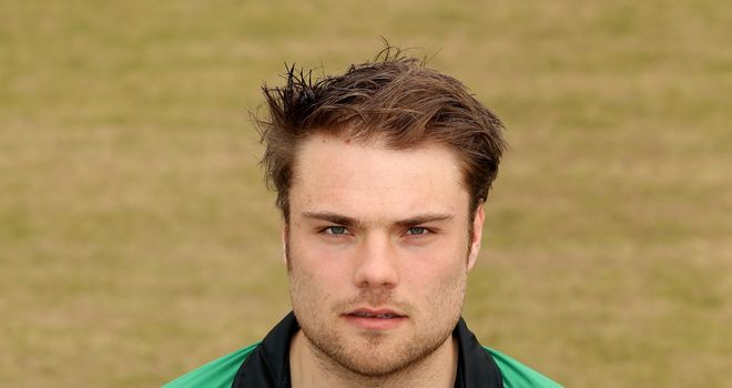 Worcestershire's Joe Leach scored his maiden first-class century