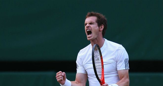 Andy Murray: Hoping to go one better in 2012 where he suffered a four-set defeat to Roger Federer in the final