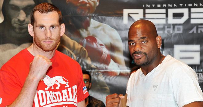 David Price (l): Does not expect to lose against Tony Thompson