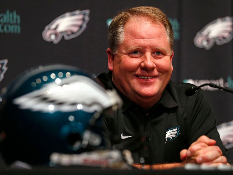 Chip Kelly spoke to the media as the Eagles training camp commenced