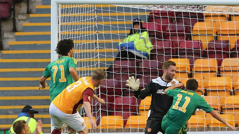 Ivelin Popov: The striker nets at Fir Park during Kuban Krasnodar's 2-0 win