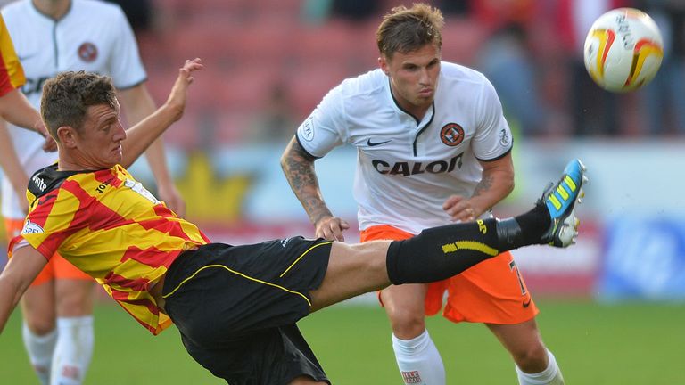 Action from Firhill as the new Scottish season gets underway on Friday