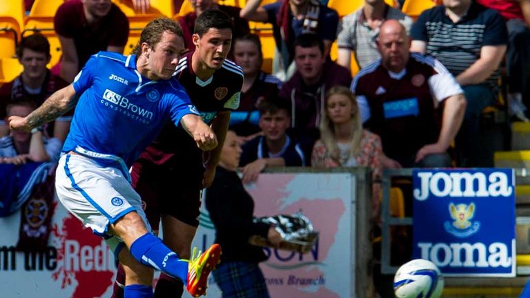Stevie May: Happy at St Johnstone