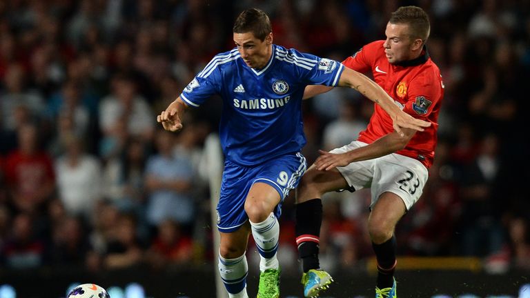 Fernando Torres: came on as a second-half substitute at Old Trafford