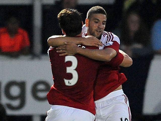 Adel Taarabt celebrates his goal