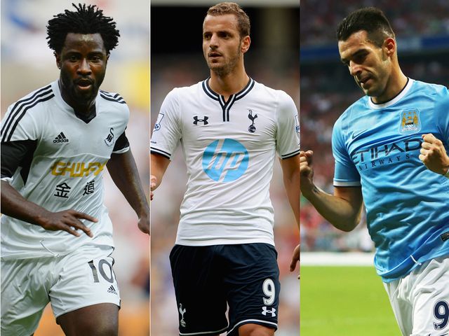 Bony, Soldado and Negredo