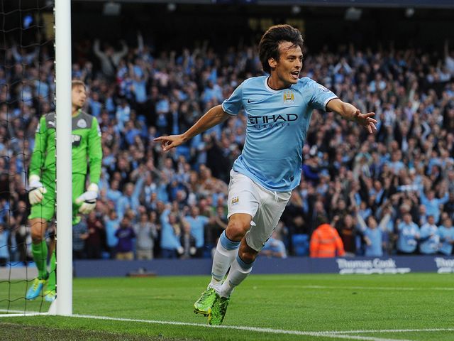 Silva got the ball rolling for City