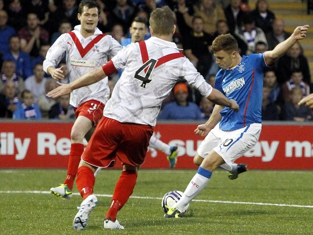 Lewis Macleod fires Rangers into an early lead