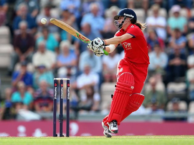 Greenway hits out during her match-winning 80 not out