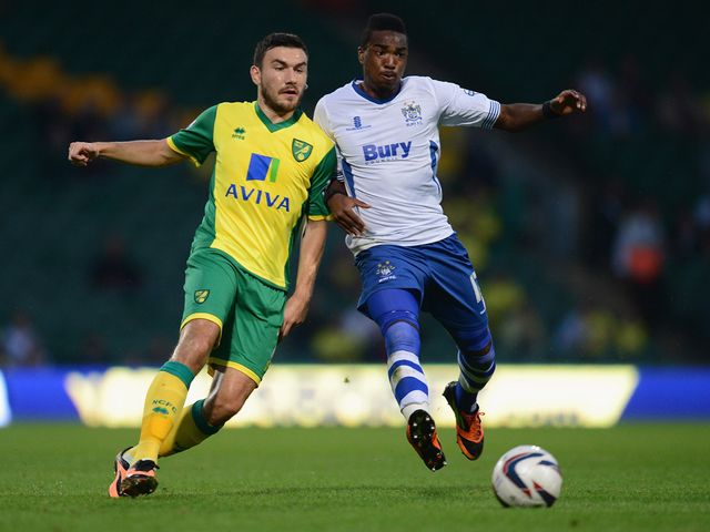 Robert Snodgrass holds off Marlon Jackson