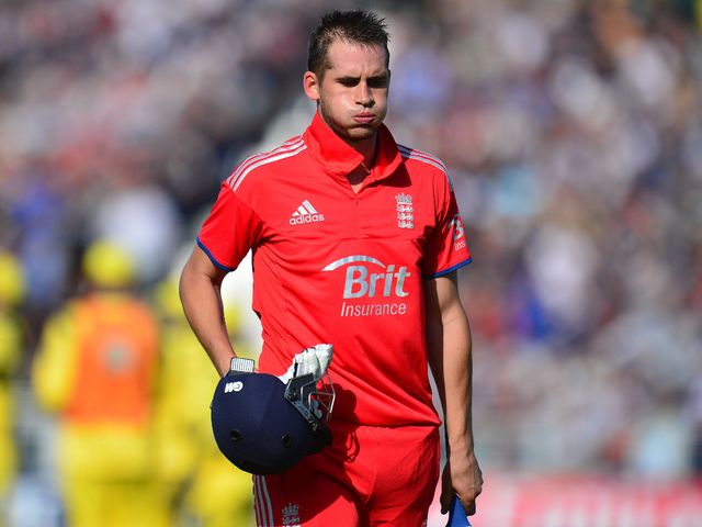 Hales departs after his superb 94 at Chester-le-Street