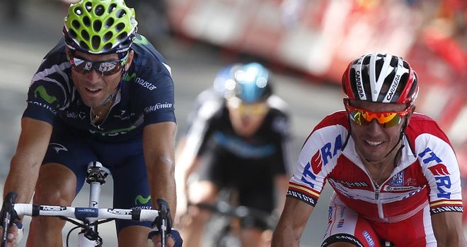 Alejandro Valverde, left, and Joaquim Rodriguez, right, will both be contenders for overall victory