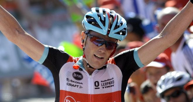 Chris Horner defied his 41 years to hold off Alejandro Valverde and Joaquim Rodriguez
