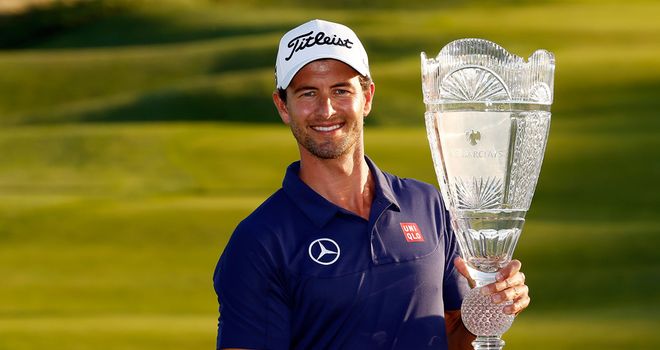 Scott: Got his hands on the trophy after rivals fell away