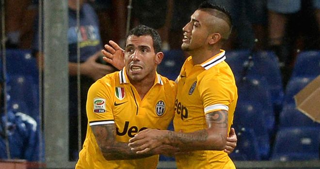 Tevez gets off the mark for Juventus