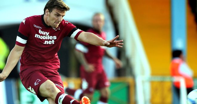 Chris Martin: Scored twice for Derby
