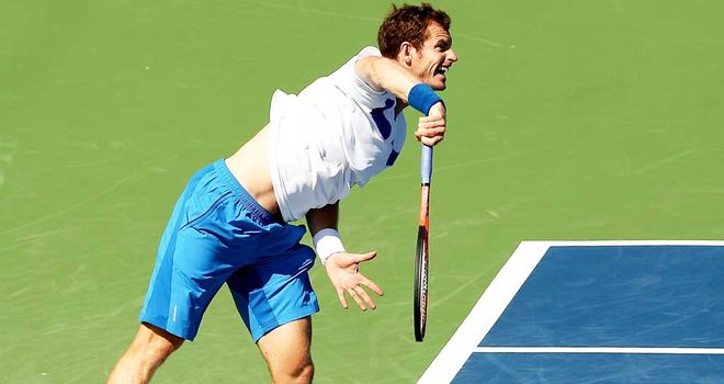 Andy Murray: Serves another winner in Cincinnati