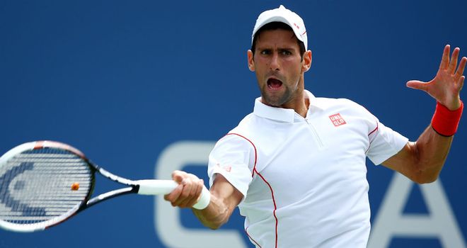 Novak Djokovic: The top seed survived an uncomfortable first set