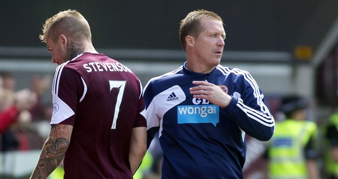 Ryan Stevenson: Returned for Hearts after six games out