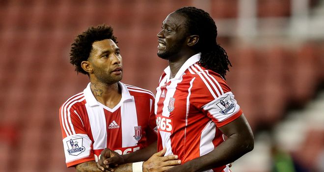 Kenwyne Jones: Stoke striker grabbed a hat-trick in win over Walsall