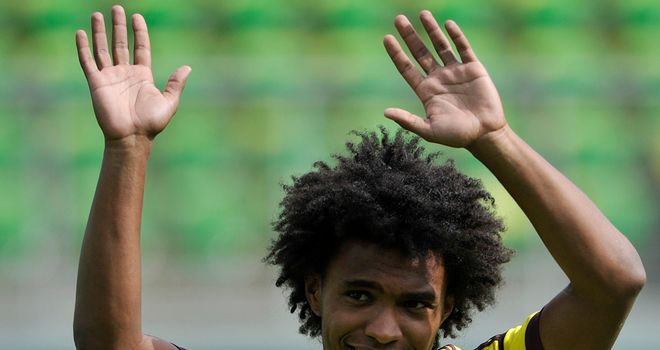 Willian: Linked with Liverpool and Tottenham this summer