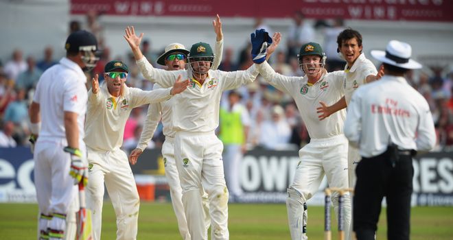 Australia appeal in vain for Stuart Broad's dismissal at Trent Bridge