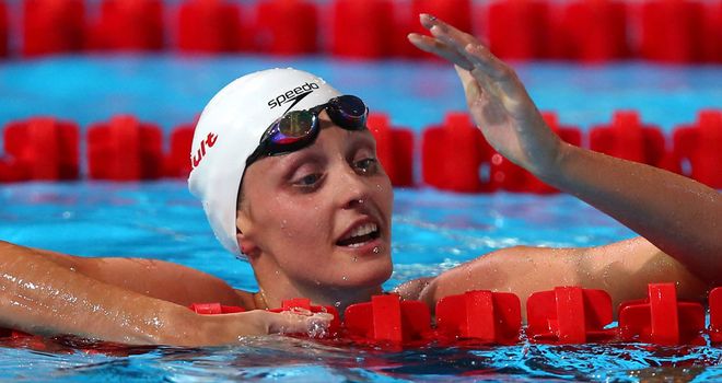 Fran Halsall: One of the Brits in action for Europe