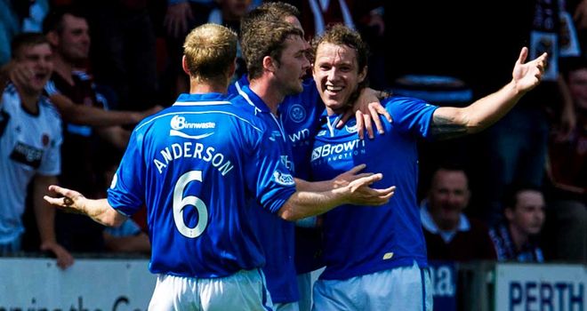 Stevie May: 25th minute goal gives St Johnstone victory over Hearts