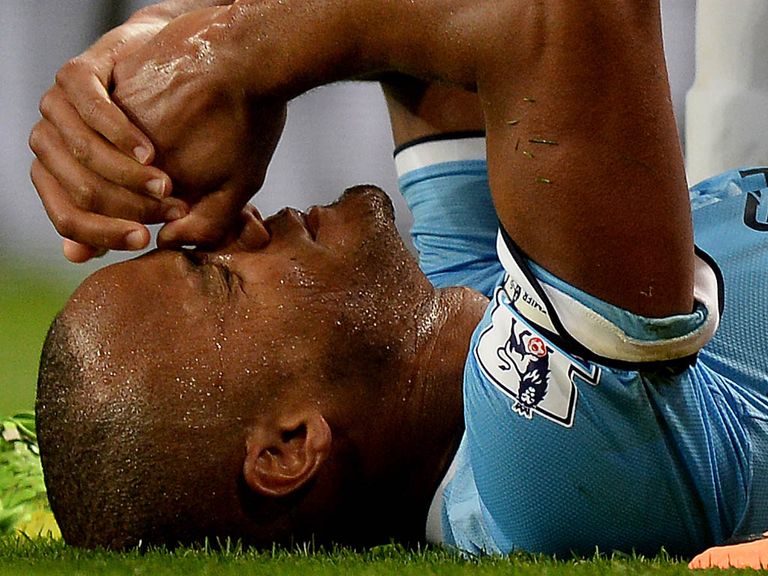 Vincent Kompany: Hoping to be fit in time to face Man United