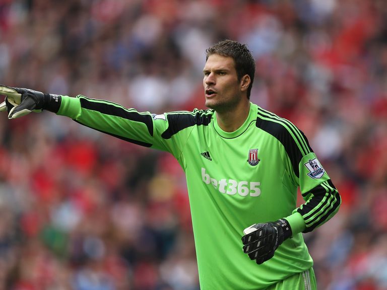Asmir Begovic is enjoying life at Stoke City