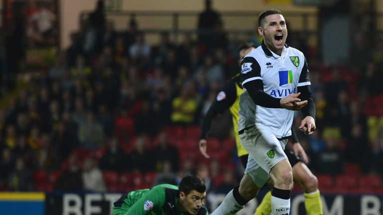 Gary Hooper: Norwich striker shone on his full debut