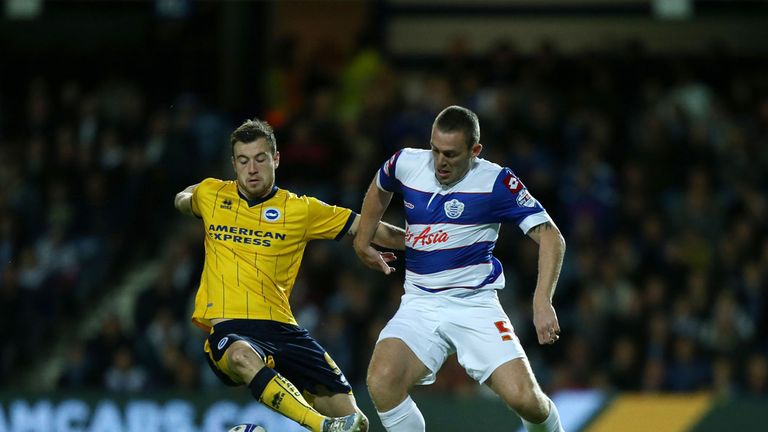Richard Dunne: Battles for possession with Ashley Barnes