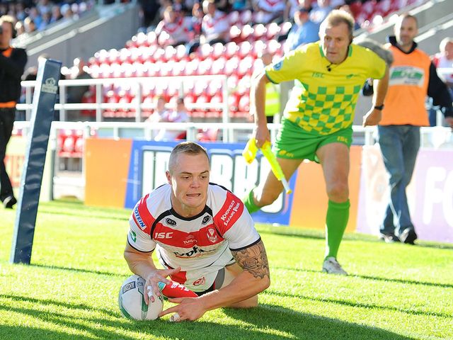 Adam Swift: Scored a hat-trick of tries