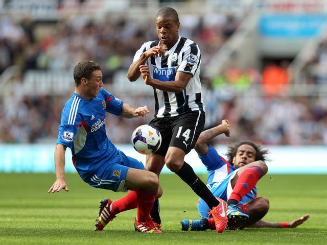 Loic Remy in action for Newcastle.