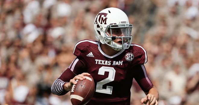 Texas A&M quarterback Johnny Manziel is a controversial figure, says Alex