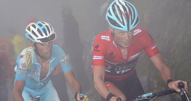 Chris Horner fought out a magnificent battle with Vincenzo Nibali