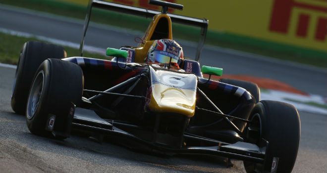 Daniil Kvyat: On pole at Monza (GP3 Series Media)