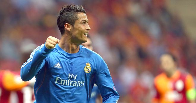 Cristiano Ronaldo hit a hat-trick against Galatasaray