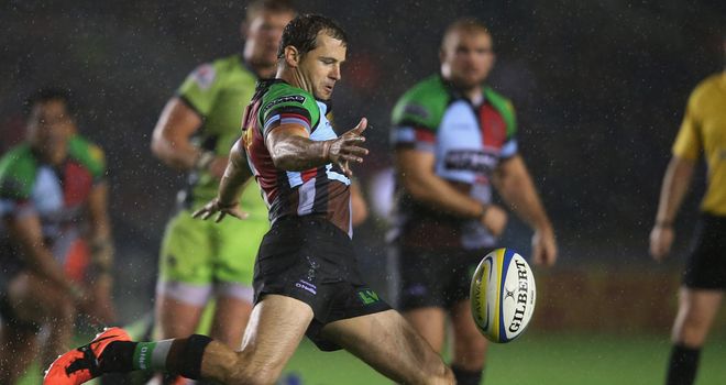 Nick Evans missed some chances at Twickenham Stoop