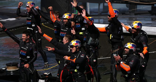 Oracle Team USA retained the America's Cup following a 9-8 success over Emirates Team New Zealand