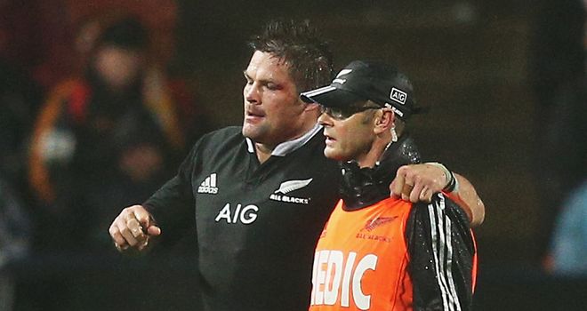 Richie McCaw: Facing four weeks out with ligament damage