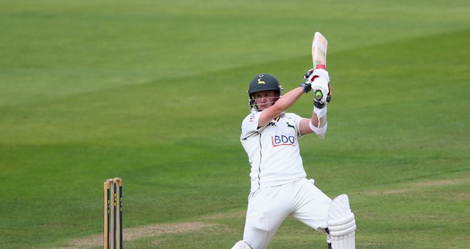 Steven Mullaney: Finished the opening day at Lord's unbeaten on 88