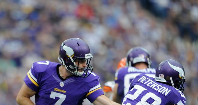 Minnesota might need more from Christian Ponder, but Adrian Peterson is always reliable
