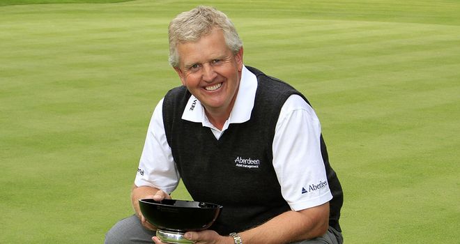 Colin Montgomerie: First win on the Senior Tour
