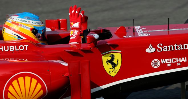 Fernando Alonso: Second fastest behind Sebastian Vettel