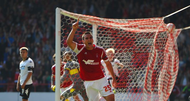 Jack Hobbs: Celebrates the winner for Forest