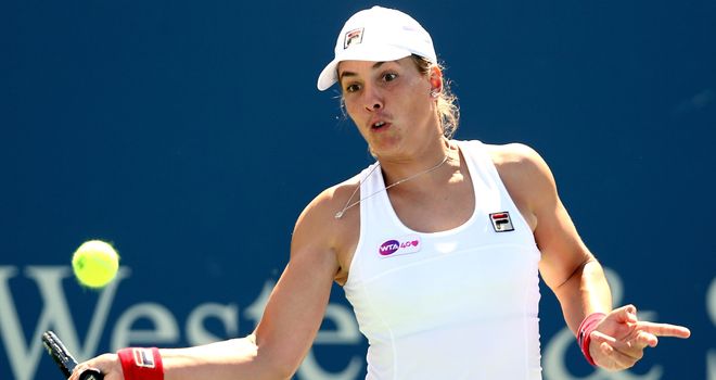 Marina Erakovic: Survived a scare against Mallory Burdette